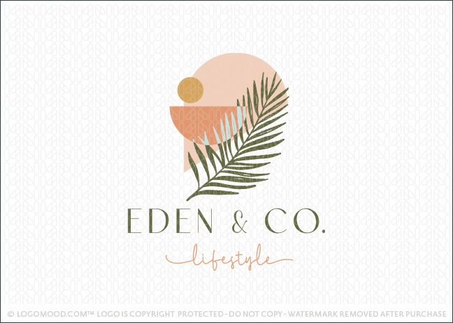 Eden Co Modern Palm Leaf