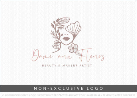 Natural Beauty Floral Flowers Beauty Spa Non-Exclusive By LogoMood.com