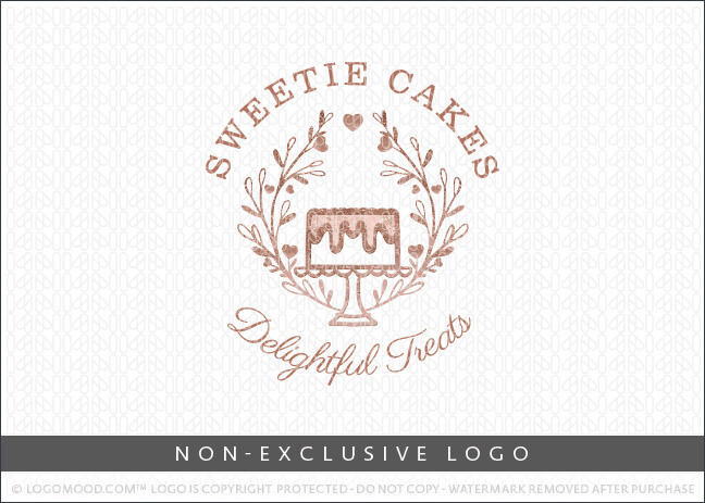 Glitter Pastry Cake Bakery – Non Exclusive Logo