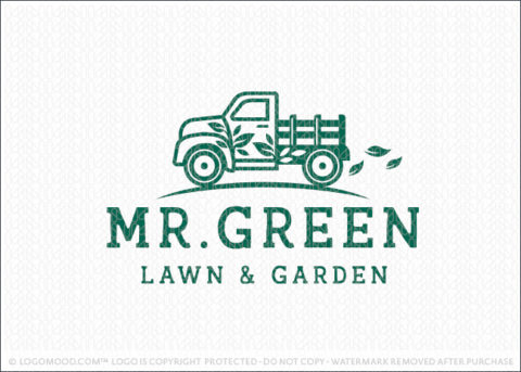 Mr Green Vintage Pickup Lawn And Garden Tuck Logo For Sale